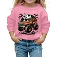 thumbnail image 1 of Chandail à Capuchon et Chandails en Molleton pour Filles Imprimé Halloween Mignon Manches Longues Col Rond Chandail pour Tout-Petits et Enfants Tenue Décontractée Douce et Confortable, 1 of 3