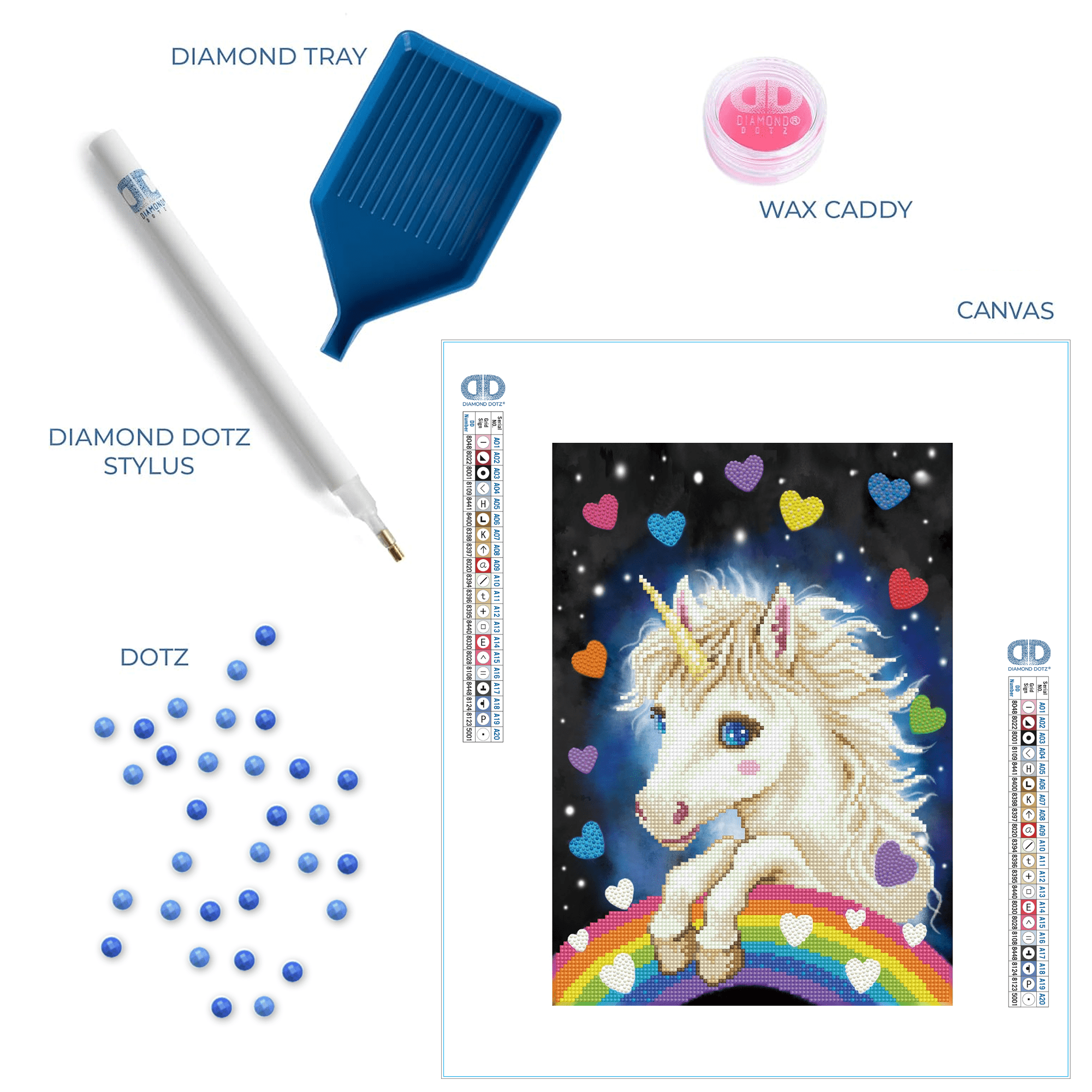 Diamond Dotz I am Magical Unicorn Diamond Painting Kits for Adults - Diamond Art Kits a Relaxing Creative Craft Kit with Dotz Gems 16.5"x11.8"