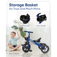 thumbnail image 4 of Triciclo KRIDDO para niños de 24 meses a 4 años, color azul deportivo, 4 of 7