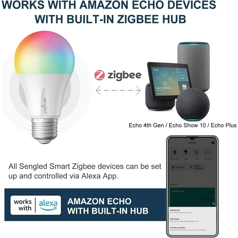 Echo controlled light bulbs sales