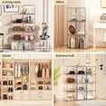 thumbnail image 3 of Organizador de monederos MSHOMELY Closet Storage, paquete de 5 unidades, color blanco, 3 of 7