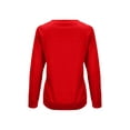 thumbnail image 4 of Qmyliery Women T-shirt Long Sleeve Printed Fall Casual Valentine’s Day Tops, 4 of 5
