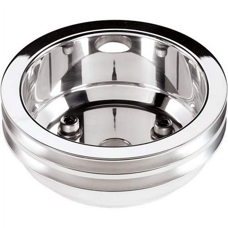 Billet Specialties Crankshaft Pulley BBC 3 GRV LWP Polished Billet Specialties Crankshaft Pulley BBC 3 GRV LWP Polished