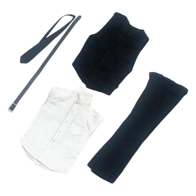 Ropa para muñecos masculinos, accesorios para muñecos masculinos, regalos para adultos Negro