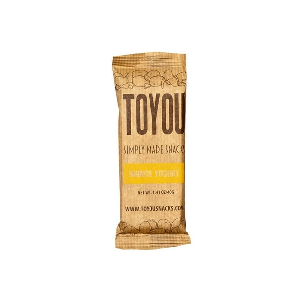 Barra Mango Yogurt Toyou Healthy Snacks 4 Barras de 40 g de cereales con frutos secos