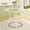 White, variant on VECELO 36" Round Dining Table, Kitchen Table Faux Marble with Metal Base for Living Room Kitchen, Gray