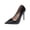 Black, variant on Women's Fashionable Casual Solid Color Pointed Toe Closed Toe Heels Versatile High Heels Shoes Khaki 6