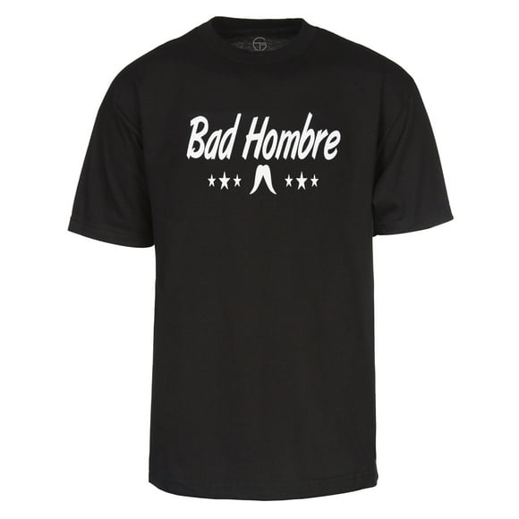 Camiseta de manga corta mala hombre de los hombres negro - negro, 2 veces grande Gravity Trading Camiseta de manga corta