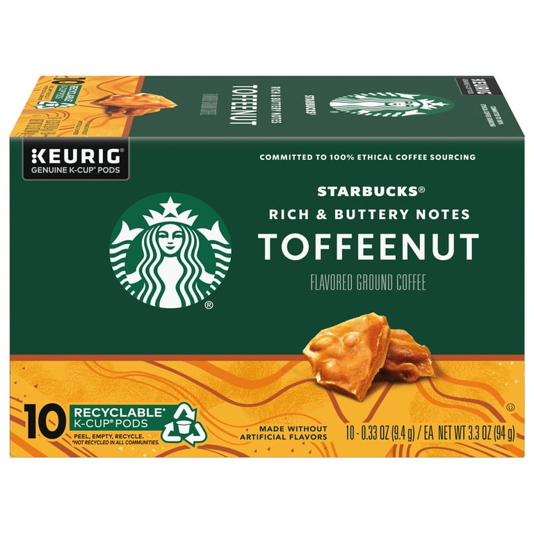 Starbucks Toffeenut Flavored Coffee Keurig K Cups