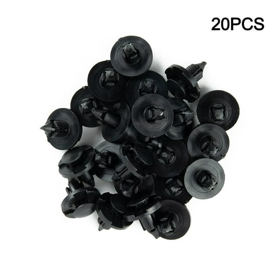 20 Pcs Car Plastic Rivet Fastener Mud Flaps Bumper Fender Push Clips for Nissan Under Engine Splash Guard Rivet Fastener Clip