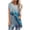 Navy, variant on Fesfesfes Woman Tops Women's Summer Round Neck Loose Tops Casual Print Short Sleeve Blouse Womens Short Sleeve Workout Tops 4(S)