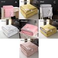 thumbnail image 3 of Matsuzay Edredón de aire acondicionado de verano, manta acolchada fina de algodón lavable, doméstico, cama de Color sólido, sofá, Juegos de cama rosa gris, 3 of 6