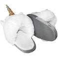 thumbnail image 4 of Unicorn Slippers Winter Plush Slippers Warm Anti-slip Shock-proof Soft Fluffy, 4 of 5