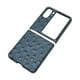 thumbnail image 2 of Funda de teléfono con estampado de avestruz, funda protectora de teléfono plegable antiarañazos, a prueba de polvo, para Oppo Find N2 Flip, color azul, 2 of 14