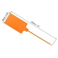 thumbnail image 3 of Uxcell 10 inch Long Plastic Anti-Tamper Security Tag Ties Orange 20Pcs, 3 of 5