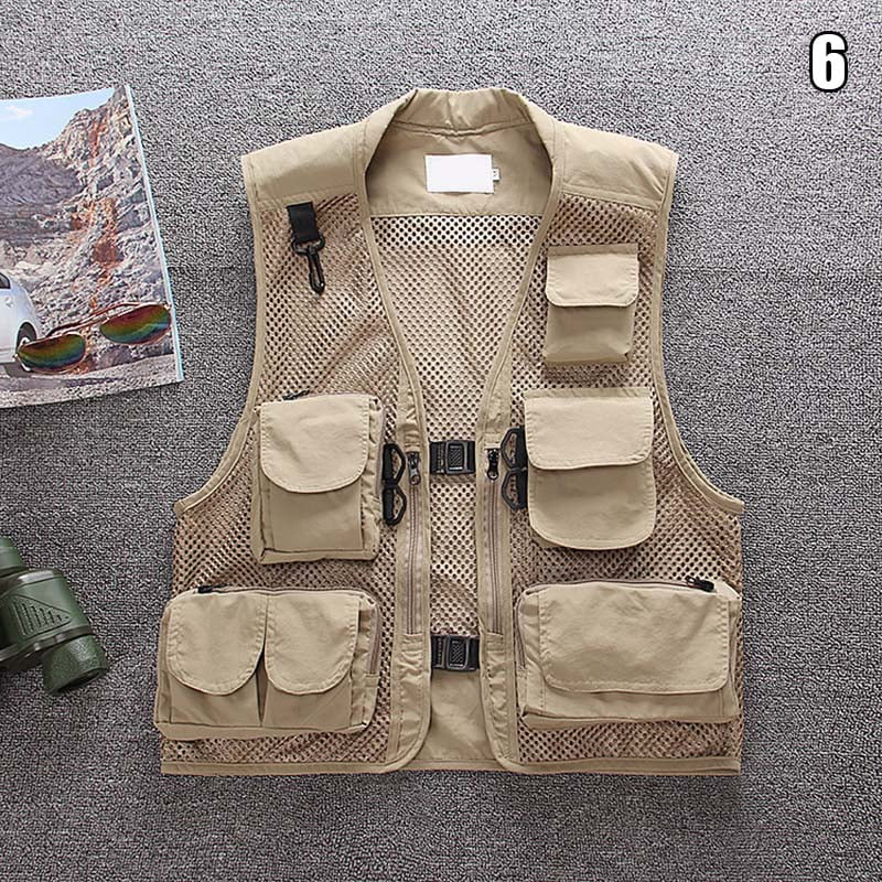 Details about   Multipocket Outdoor Fishing Vest Photography Waistcoat Hiking Hunting Jacket 