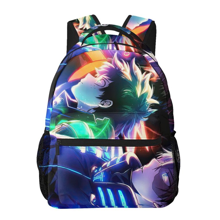 anime backpacks laptop Roffatide Backpack College Schoolbag Printed Rucksack with USB Charging Port & Headphone Port Black : Electronics Demon Slayer Backpack Travel Laptop