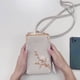 thumbnail image 3 of Cartera bandolera para mujer, para oficina y papelería, con compartimento para teléfono móvil, pequeña, tipo cartera., 3 of 4