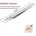 thumbnail image 2 of Juego de 7 pinzas profesionales para cejas, juego de herramientas de extensión de pestañas postizas, pinzas para cejas, pinzas para cejas, pinzas para ojos de acero inoxidable, pinzas para ojos Afortunado Sencillez, 2 of 5