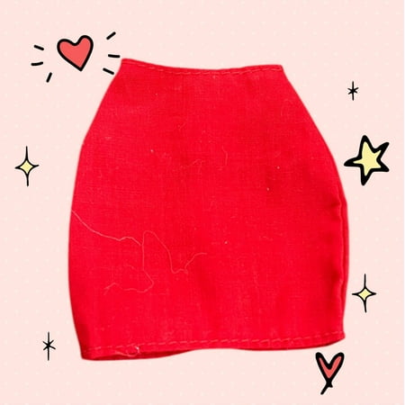 Lol Surprise doll OMG Bartz Doll Genuine Clothing Red Skirt Short Mini
