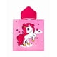 thumbnail image 1 of Toalla de Baño para Niños con Capucha, Poncho de Playa 100% Algodón Súper Suave y Absorbente Xtellar Rosa, 1 of 5