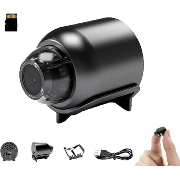 Mini 5g Wireless WiFi Camera HD, Micro Camera Comes with 32g Memory Card, Smart Remote Minis Surveillance Cameras, Night Vision Cameras for Home, Warehouse, Store, Shop