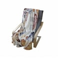 thumbnail image 4 of Tribal Soft Flannel Fleece Throw Blanket, Bird Hawk Colored Feathers with Hand Written Thank You Note in the Middle Print, Cozy Plush for Indoor and Outdoor Use, 50" x 60", Multicolor, by Ambesonne, 4 of 6