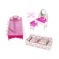 thumbnail image 2 of LeeQinersw 9 Pieces 1/6 Doll Furniture Accessories Dressing Table and Chair Life Scene Sofa, 2 of 9