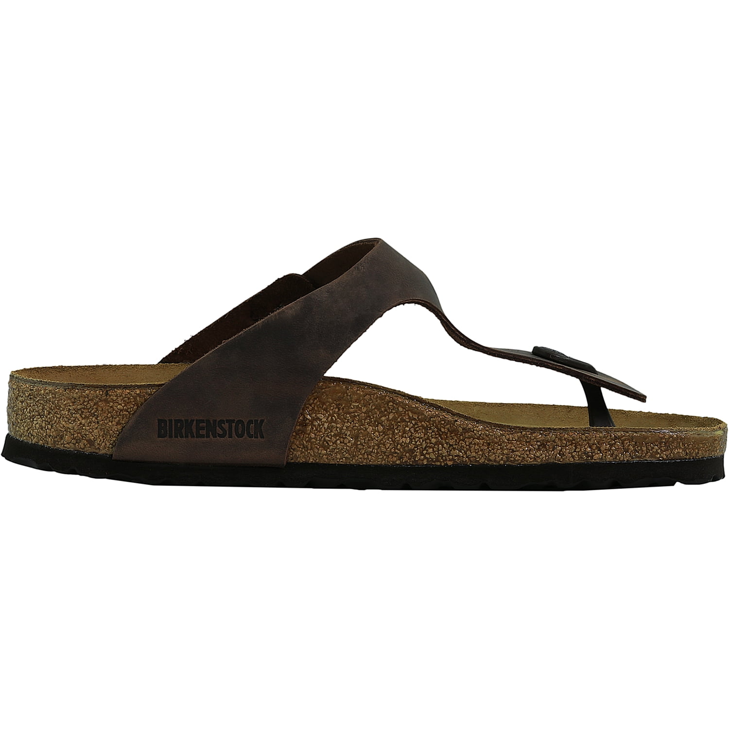 birkenstock gizeh black oiled leather