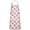 White Cow Strawberry, variant on Pink Cow Milk Strawberry Pattern Apron-Garden Aprons for Women with Pockets-Cotton Linen Waterproof Kitchen Cooking Gardening Aprons Adjustable for Kitchen,Cooking,BBQ and Salon 33x27 Inch