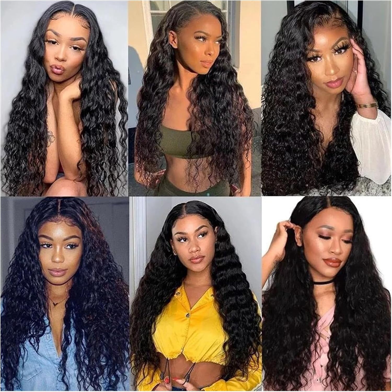 Aorsher Deep Wave Bundles Human Hair 26 Inch Wet and Wavy Bundles 100% Unprocessed Virgin Curly Weave Bundles Human Hair 1 Bundles Black