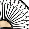 thumbnail image 4 of bali & pari Perenna Rattan BOHO Headboard, King Size, Black, 4 of 8