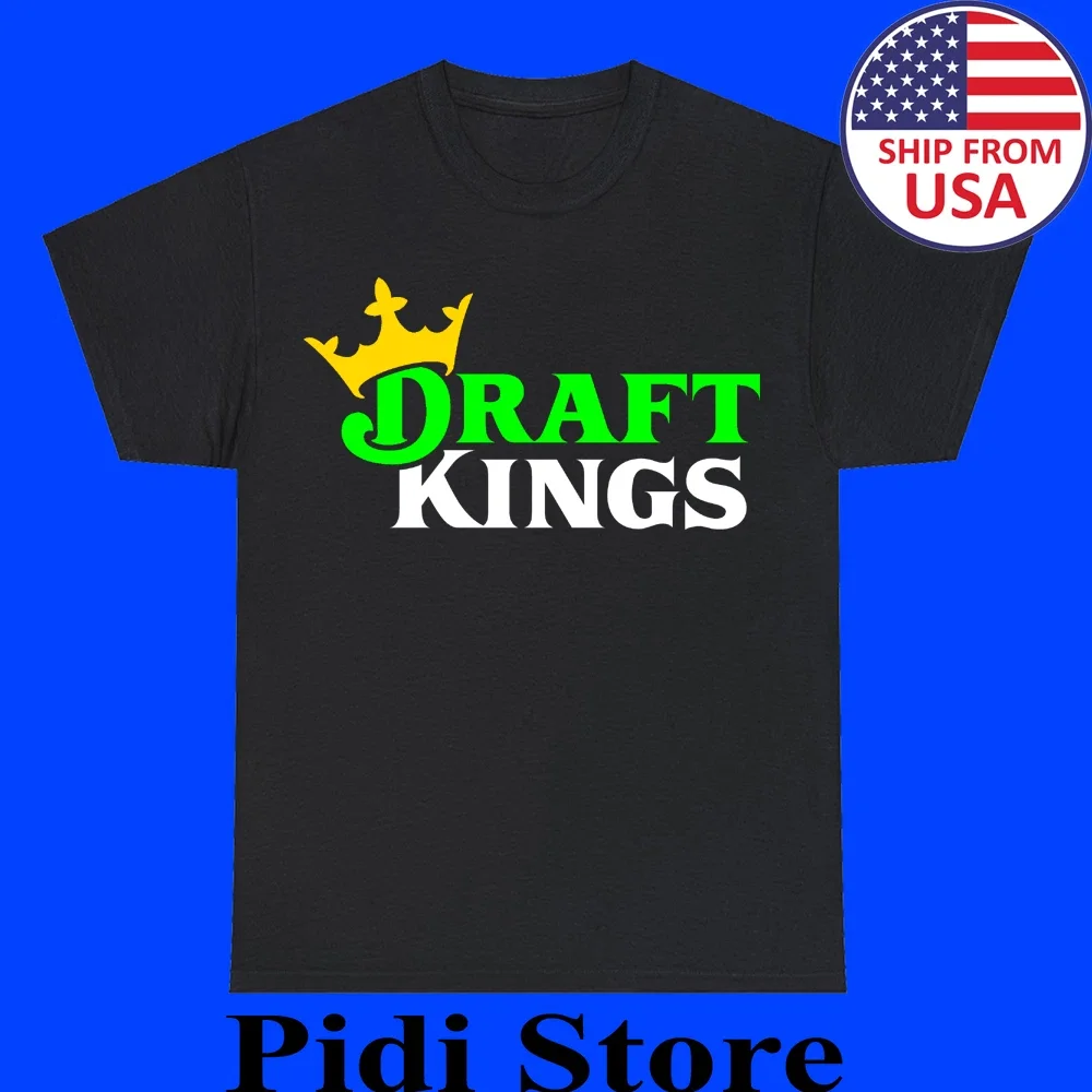 Draft Kings Fantasy Sport Betting Men's Black Size S to 3XL
