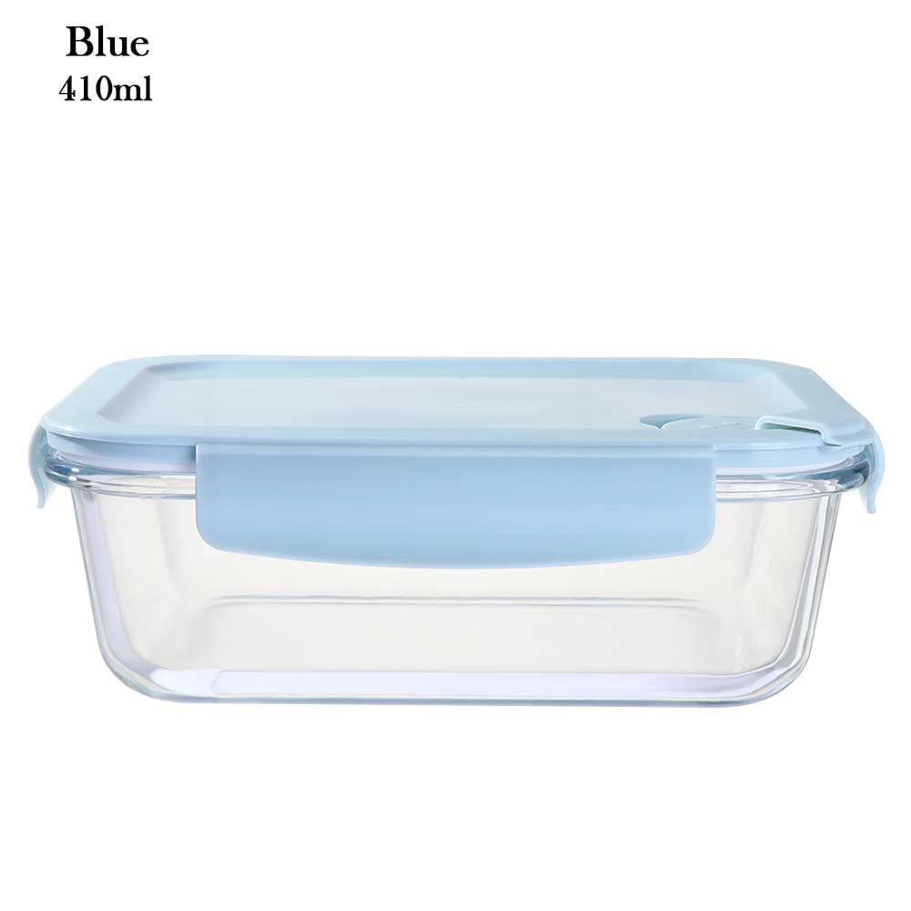 1040ml Multifunctional Red Glass Lunch Box, Microwave Oven Heating