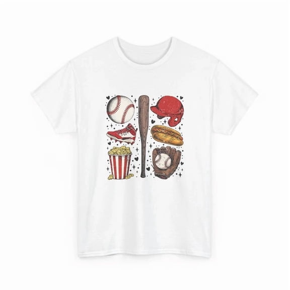 Baseball T-Shirt S-5XL, Baseball Fan Tee, Vintage Baseball Shirt Birthday Gifts; For Men & Women