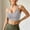 Grey, variant on LIZUOJUN Under $4 Racerback Sports Bra for Women Wireless Support Breathable Bralettes Cross Back Push Up Moisture Wicking Supportive Fit Adjustable Straps Bra for Workout, L