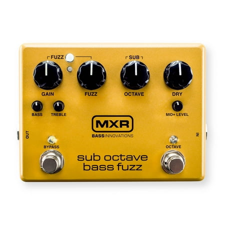 Dunlop MXR M287 Sub Octave Bass Fuzz Pedal (Best Bass Octave Pedal)
