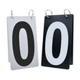 thumbnail image 3 of Toptie 2 Sets Tennis Score Keeper Visible 0-9 Double Sides Flip Scoreboard Numbers-Black/Red-2.5 x 5 Inch, 3 of 5