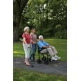 thumbnail image 5 of Carex Lightweight Aluminium Transport Wheelchair with 8" Wheels and 19" Seat, 300 lb Capacity, 5 of 5
