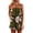 Z2 Army Green, variant on HCYSFG Womens Floral Rompers Bandeau Strapless Tube Top Summer Beach Elastic High Waist Jumpsuits Wide Leg Shorts Pocket One Piece Casual Playsuits
