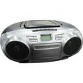 thumbnail image 1 of Insignia - AM/FM Radio Portable CD Boombox with Bluetooth - Silver/Black (Used), 1 of 3