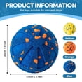 thumbnail image 3 of Interactive Dog Ball, Smart Dog Toy Automatic Moving, Rotating & Bouncing, E-TPU Material, Interactive Dog Toys for Small & Medium & Large Dogs for Aggressive Chewers, Yellow, 3 of 4