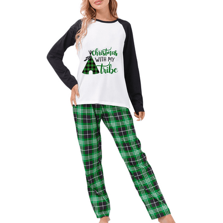 

Family Matching Christmas Pajamas Set for Adults Teens and Baby Holiday Parent-Child Sleepwear Homewear