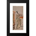 thumbnail image 2 of Katsukawa Shunshō 13x24 Black Modern Framed Museum Art Print Titled - The Actor Arashi Sangoro II as Ito Kuro Disguied as Banta in the Play Izu Goyomi Shibai No Ganjitsu (circa 1772), 2 of 5