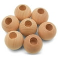 thumbnail image 5 of Wood Dowel Caps 1-1/4 inch Diameter with 1/2 inch Hole, Pack of 50 Unfinished Dowel Rod Caps for 1/2 inch Dowel Rods, for Crafts and DIYers, by Woodpeckers, 5 of 8
