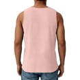 thumbnail image 3 of LRGSHF Men's Tank Top, Crew Neck Sleeveless Shirt, Loose Fit Solid Color Casual Summer Beach Vest Lightweight Gym Workout Shirts, 3 of 4