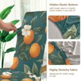 thumbnail image 5 of Yayeee 2 Pack Dining Chair Covers Stretch Parson Chairs Slipcovers Seat Protector, Retro Floral Orange, 5 of 6