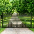 thumbnail image 4 of ALEKO Florence Style 12 x 6 feet Steel Dual Swing Driveway Gate with Opener, 4 of 15