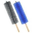 thumbnail image 4 of Dusting Fan Cleaner Brush Ergonomic Handle Home Cleaning Gray 2Pcs, 4 of 5