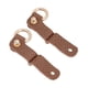 thumbnail image 1 of Paquete de 2 correas para bolso sin perforaciones, hebillas reutilizables de cuero PU para bolso, repuesto para bolso Marrón Yuyangstore Anillos de correa de monedero, 1 of 8